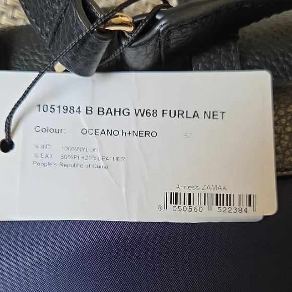 Furla Navy and Black Backpack - Picture 4 of 10